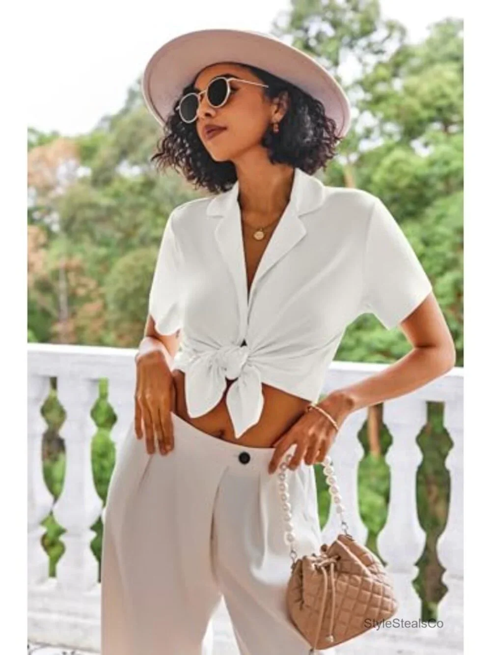 Women's Short Sleeve Pajama Set Button Down Lounge Sleepwear
